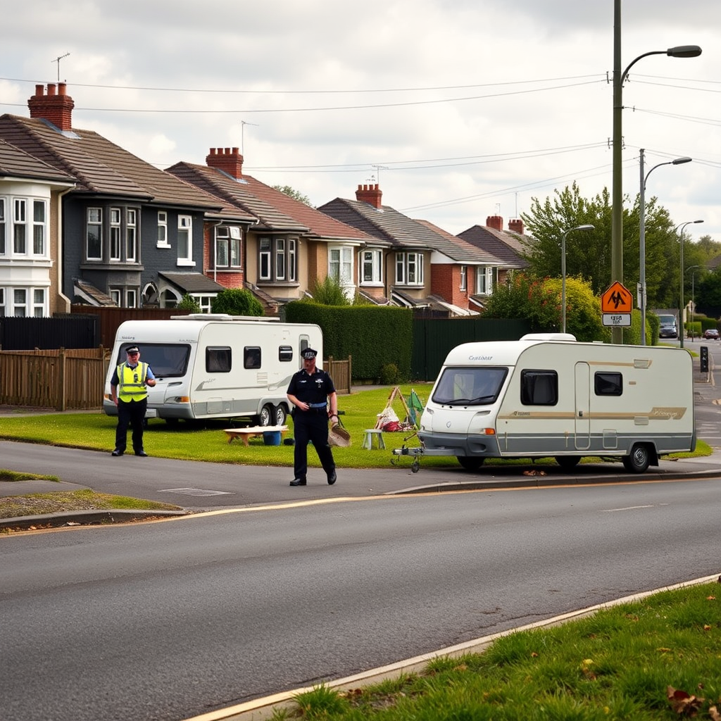 Council will tell travellers to vacate 'unauthorised' caravan encampment